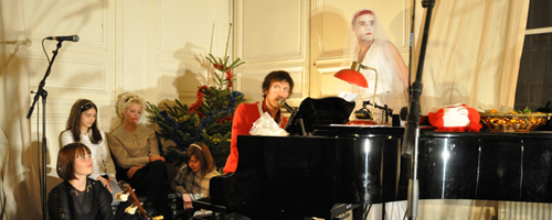 Florent Marchet fête Noël au Salon Musical de Saint-Eustache