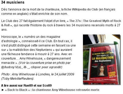 Rue 89 - Amy Winehouse