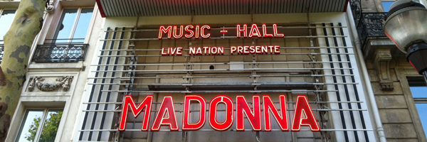 50 minutes inside : Madonna à l'Olympia