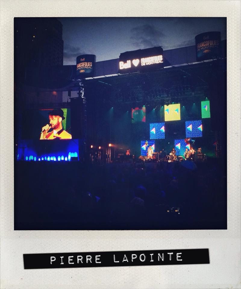 Pierre Lapointe @ Francofolies (Montréal)